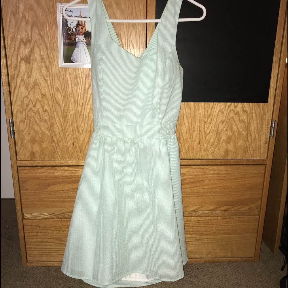PRICE DROP Lauren James Mint Green Seersucker
